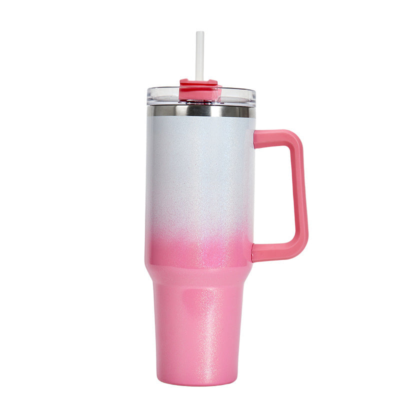 Large Capacity Double-layer Stainless Steel Vacuum Insulation Cup