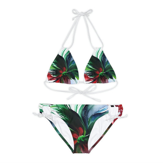 Strappy Bikini Set - Orchid Breeze